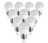 MiniSun | Pack of 10 4w LED ES E27 Golfball Energy Saving Long Life Light Bulbs [3000K Warm White] | Bulbs & Home Improvements Essential