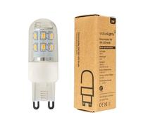 MiniSun | Pack of 3 3w High Power Energy Saving Dimmable G9 LED Light Bulbs - 280 Lumens [3000K Warm White] | Bulbs & Home Improvements Essential