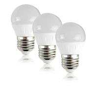 MiniSun | Pack of 3 4w LED ES E27 Golfball Energy Saving Long Life Light Bulbs [2700K Warm White] | Bulbs & Home Improvements Essential