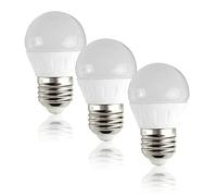 MiniSun | Pack of 3 4w LED ES E27 Golfball Energy Saving Long Life Light Bulbs [6500K Cool White] | Bulbs & Home Improvements Essential