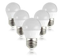 MiniSun | Pack of 5 4w LED ES E27 Golfball Energy Saving Long Life Light Bulbs [2700K Warm White] | Bulbs & Home Improvements Essential