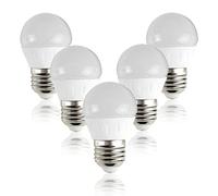 MiniSun | Pack of 5 4w LED ES E27 Golfball Energy Saving Long Life Light Bulbs [6500K Cool White] | Bulbs & Home Improvements Essential