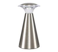 MiniSun | Pair of - Modern Wireless Chrome Portable Battery Operated LED Touch Table Lamps | Table Lamps & Home Improvements Essential