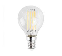MiniSun | Retro Style 4W LED Filament SES E14 Clear Golfball Light Bulb | LED Bulbs, Home Décor & Improvement Essential | Pack of 10 | Includes Bulb [2700K Warm White]