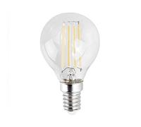 MiniSun | Retro Style 4W LED Filament SES E14 Clear Golfball Light Bulb | LED Bulbs, Home Décor & Improvement Essential | Pack of 4 | Includes Bulb [6500K Cool White]