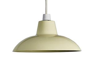 MiniSun | Retro Style Gloss Cream Metal Ceiling Light Shade | Pendant Lights, Home Décor & Improvement Essential | 28.8cm Shade Width