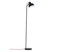 MiniSun | Retro Style Matt Black Metal Curved Design Floor Lamp | Floor Lamps & Torchieres, Home Décor & Improvement Essential | Includes 4W LED Bulb [3000K Warm White]