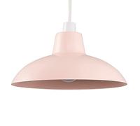 MiniSun | Retro Style Pink Metal Ceiling Light Shade | Pendant Lights, Home Décor & Improvement Essential | 288cm Shade Width