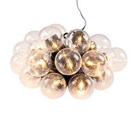 MiniSun | Set of 20 Decorative LED Festoon Clear Globe String Lights IP44 Rated | Outdoor Lights & Home/Garden Improvements Essential |