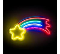 MiniSun | Shooting Star Neon LED Light Sign | Light Signs, Home Décor & Improvement Essential
