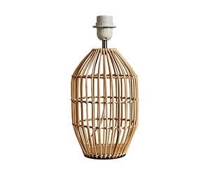 MiniSun | Small Contemporary Natural Rattan Table Lamp Base | Table Lamps, Home Décor & Improvement Essential