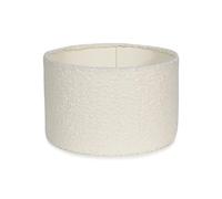 MiniSun | Small Modern Cream Boucle Drum Light Shade | Lamp Shades, Home Décor & Improvement Essential | 250mm Shade Width