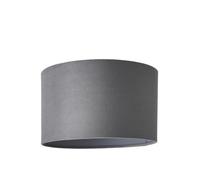 MiniSun | Small Modern Grey Velvet Drum Light Shade | Lamp Shades, Home Décor & Improvement Essential