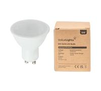 MiniSun | Thermal Plastic 5W Energy Saving LED GU10 Frosted Lens Bulbs | LED Bulbs, Home Décor & Improvement Essential | Includes Bulb [4500K Cool White]