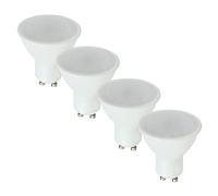 MiniSun | Thermo Plastic Dimmable 5W SMD LED GU10 Light Bulbs | LED Bulbs, Home Décor & Improvement Essential | Pack of 4 | Includes Bulb [3000K Warm White]