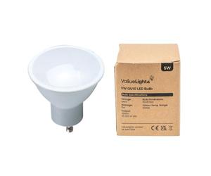 MiniSun | Thermo Plastic Dimmable 5W SMD LED GU10 Light Bulbs | LED Bulbs, Home Décor & Improvement Essential | Pack of 8 | Includes Bulb [3000K Warm White]