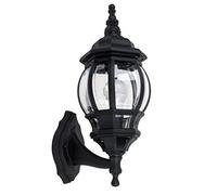 Windsor Black Outdoor Wall-Up Down Light ValueLights Black One Size