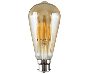 MiniSun | Vintage Style LED Technology Amber Tinted Light Bulbs | LED Bulbs, Home Décor & Improvement Essential | Pack of 5 | 2700K Warm White