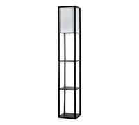 MiniSun | Wooden Floor Lamp with Shelves in Black | Floor Lamps & Torchieres, Home Décor, Improvement & Lifestyle Essential