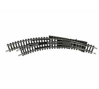 Minitrix 14956 Left Hand Curved Turnout Radius 1/2 42 Degree