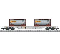Minitrix 18490 container wagon SBB HUPAC tank container Ep VI NEW 1:160
