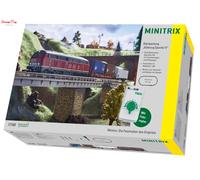 Minitrix my Hobby DB BR216 Diesel Freight Train Set 1:160 Scale, N Gauge