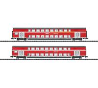 Minitrix/Trix N 11148-2 Double-Decker Car Set by DB AG Regio 2 Pieces - NEW