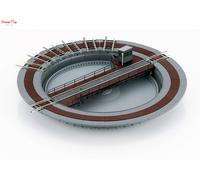 Minitrix 66570 Turntable with 8 Roads