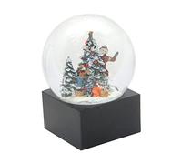 Minium Collection Pure-Line 20109 Snow Globe Christmas Tree Decoration on Base Black Diameter 100 mm