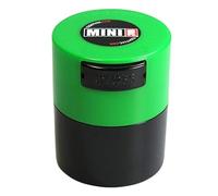 Minivac - 10g to 30 grams Airtight Multi-Use Vacuum Seal Portable Storage Container for Dry Goods, Food, and Herbs - Green Cap & Black Body