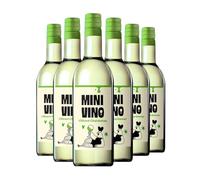 Minivino Chardonnay White Wine 12.5% ABV | 6 x 18.7cl Single-Serve PET Bottles | Australian Wine | Smooth & Fruity | Ready to Drink | Ideal for Picnics, Parties & On-the-Go