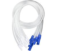 MINIVON Catheter Extension Tubing 35 Inch, 5 Pack Soft Drainage Tube with Universal Barbed Connectors, Long Flexible Extension Tube for Urine Bag Hose, Extended Tubing for Drain Bag