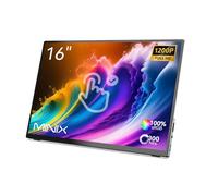 MINIX 16" Portable Touch Monitor, Full HD 1200P IPS Screen, 2X USB-C, Multi-Touch, HDMI, Dual Speakers, Kickstand, Sleeve case, Compatible with PC, Mac, Phone, Xbox, Switch.(SF16T)