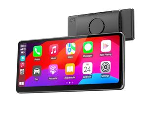 MINIX [2026 Fully Laminated Screen] 60fps Portable Wireless Carplay Car Stereo 8.9 Inch 1920 * 720 HD Touchscreen for Carplay&Android Auto Car Stereo Receiver Supports Steering Wheel Controls