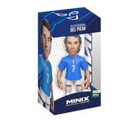 MINIX COLLECTIBLE FIGURINES Alessandro Del Piero Italy National Team Official Licensed 12cm Football Stars Model - Detailed Azzurri Player Figure - Soccer Gift for Fans & Collectors