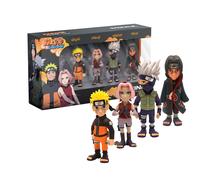 Minix - Naruto Shippuden - Pack of 4 - Collectible Figures 7 cm (Naruto, Kakashi