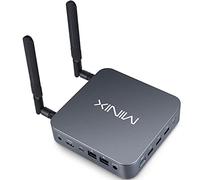 MINIX NEO J51-C8 Max Mini Computer, 8GB/512GB M.2 PCIe NVMe SSD Windows 11 Pro, Aluminum/Wi-Fi6/Dual 2.5GB LAN/USB-C/Triple Display/4K/Auto Power On/PXE Boot/RTC/Vesa Mount