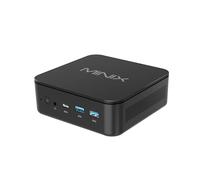 MINIX NGC-NR660 Mini PC, AMD Ryzen 5 6600H, 16GB DDR5, 512GB SSD PCIe 3.0, Micro Desktop Compact Windows 11 Pro, Dual LAN 2.5G, Triple 4K Display, USB-C 4.0, WiFi 6E for Home