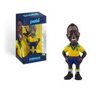MINIX Pele Brazil 1st Kit 12cm Figure - Collectible Pele Figure Sports Football Icon Range for Fans