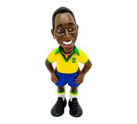 MINIX Pele Brazil 1st Kit 12cm Figure - Collectible Pele Figure Sports Football Icon Range for Fans