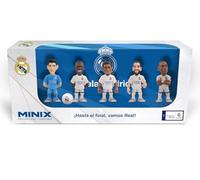 MINIX - Real Madrid - Pack of 5 - Collectible Figures 7 cm - B (Courtois/Vinicius/Bellingham/Carvajal/Mbappé)