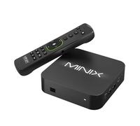 MINIX U8K-Ultra 8K UHD Android TV Box Amlogic S928X-K 128GB eMMC ROM 8GB LPDDR4X RAM WiFi6 1000M BT5.2 USB3.0 Support AV1 VP9 H.265 8K 60fps HDR Box with MINIX A3 Pro Wireless Six-Axis Gyroscope