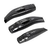 MINJKL Compatible with Benz for GLA Class X156 2015-2019 for GLE W166 2015-2019 Car Wiper Shift Lever Cruise Cover Trim Frame Door Check Stop Strap(Black)