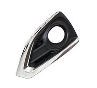 MINJKL Fog Light Grille Cover Compatible With Peugeot 3008 2013 2014 2015 Car Parts Fog Light Cover Trims Front Bumper Lower Grille Fogs Lamp Frame No Radar Hole(Left)