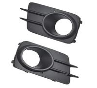 MINJKL Fog Light Grilles Compatible With For Tiguan 2010 2011 2012 Front Bumper Fog Light Cover Fog Lamp Cap Bezel Left Right 5ND853665 5ND853666(Black)