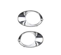 MINJKL Fog Light Grilles Compatible With Nissan For Cedric 2008 2009 2010 2011 2012 Car Accessories Fog Light Cover Front Lower Bumper Fogs Lamp Grille Frame(Left and Right)