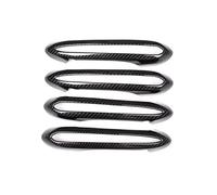 MINJKL Handle Shell Compatible with for 5 Series G30 2017 2018 Car ABS Carbon Fiber Style Exterior Door Handle Cover Frame Trim Accessories