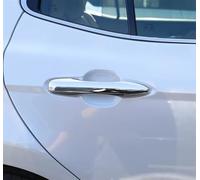 MINJKL Handle Shell Compatible with for Prius50 2016 2017 2018 2019 2020 XW50 XW 50 Styling Accessories Carbon Fiber Car Door Handle Cover(Silver,2 keyless Entry)