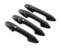 MINJKL Handle Shell Compatible with Jazz 2014 2015 2016 2017 2018 2019 2020 Carbon Fiber Chrome Door Handle Cover Sticker Styling Accessories