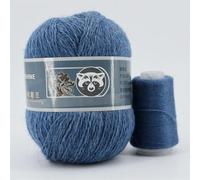 Mink Fur Yarn for Yarns for Knitting and Crochet 2-Ply Lace T Shirt Yarn for Hand Knitting Needlework 1 Skein 340 M 50+20g